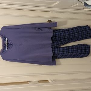 Womens flannel pajama set